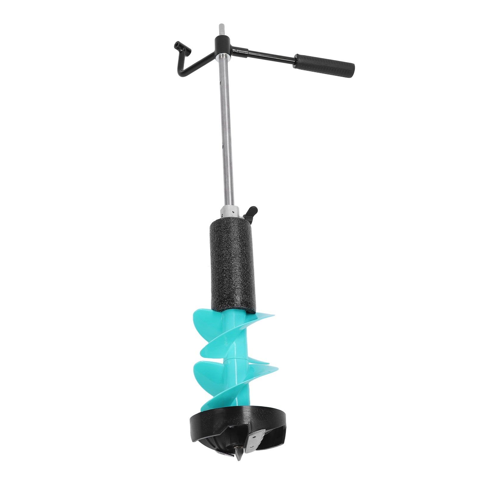 Ice Auger for Fishing Electric Nylon Corless with Positioning Drill 50cm Armrest Extension Rod for Shallow Water