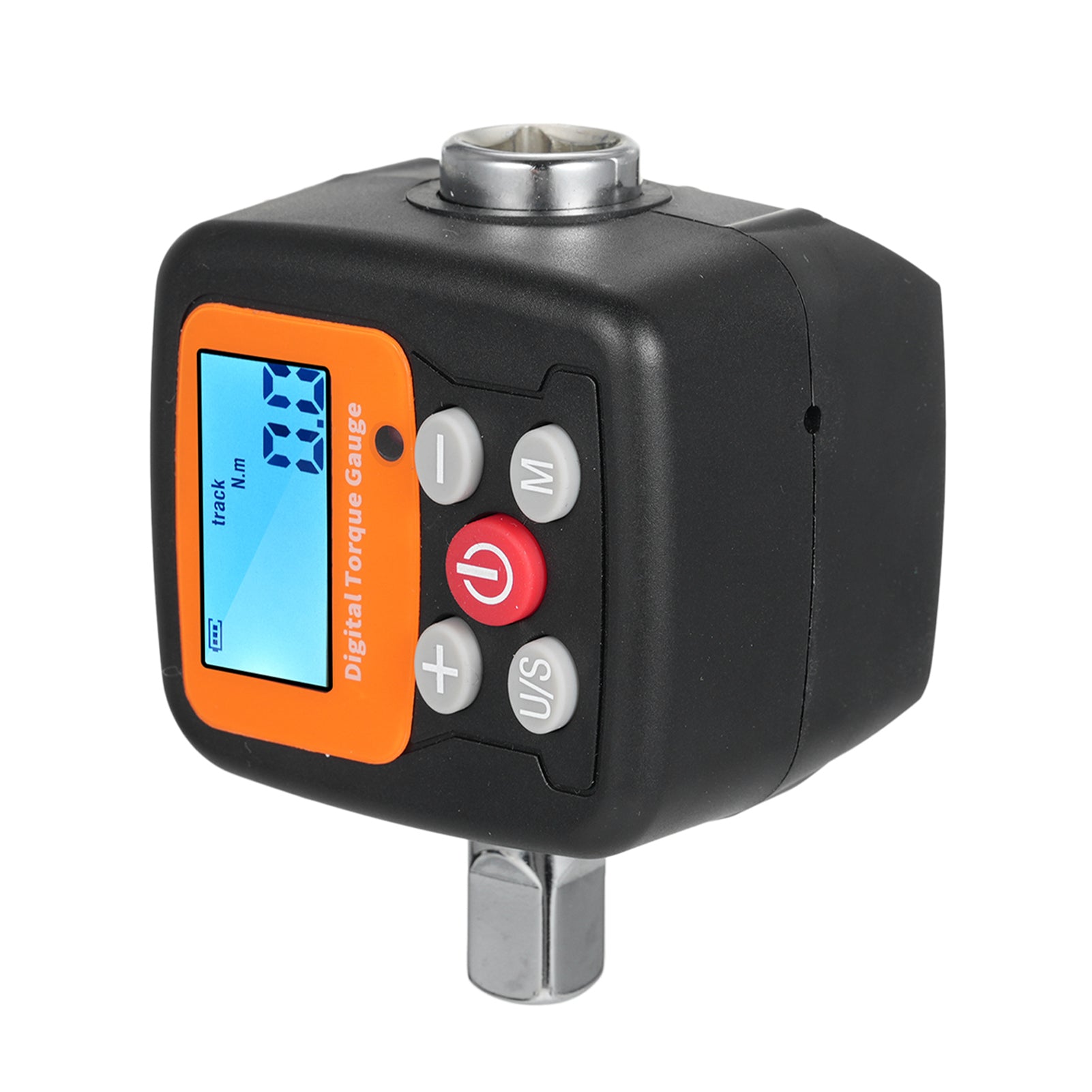 ENGC-135 Digital Display  Meter 1/2'' to 3/8'' Adapters High Accuracy 4  Units Backlit Display Perfect for Automotive Bike Bicycle Motorcycle DIY & Home Repairs