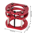 Router Lift Base Aluminum Alloy Stainless Steel 4 Jaw Clamping Router Table Lifting System Base
