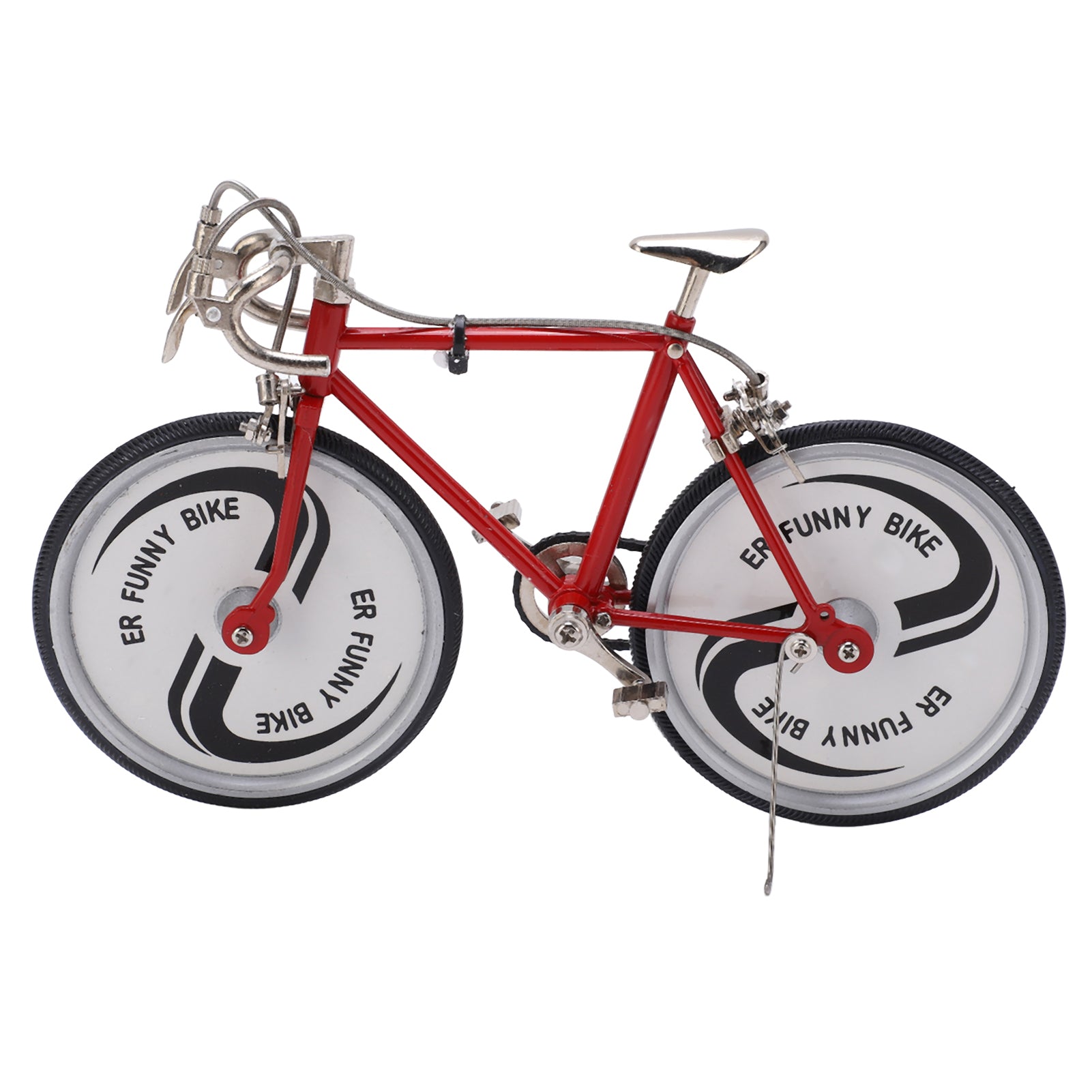 Bicycle Ornament Retro Style Rich Details Bike Ornament Real Shape Alloy Finger Bike Mountain Bike Ornament for Decorate