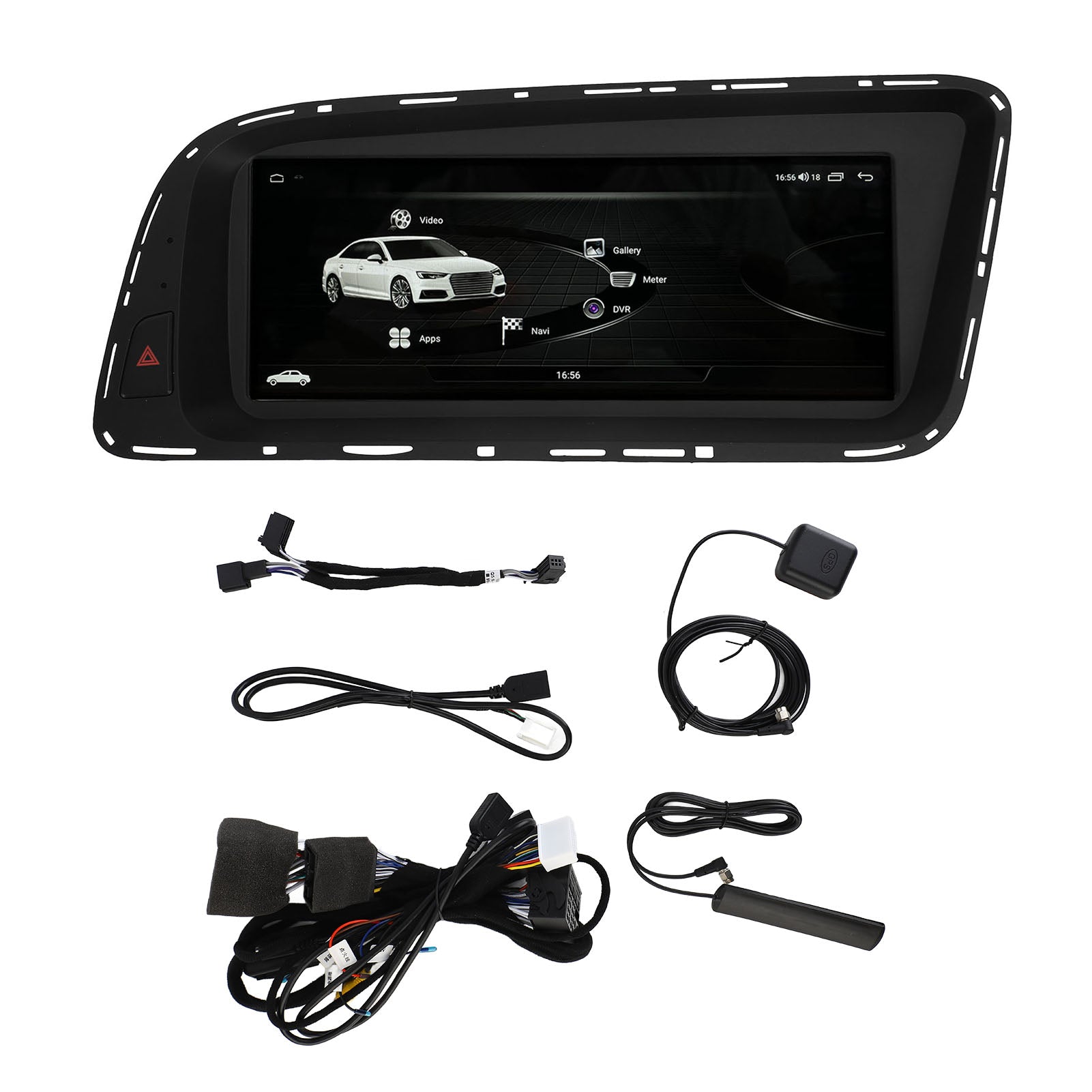 8.8in Car Stereo for Android 12 GPS Navigation Wireless Carplay HD Touch Screen Multimedia Player Fit for 8R Sport