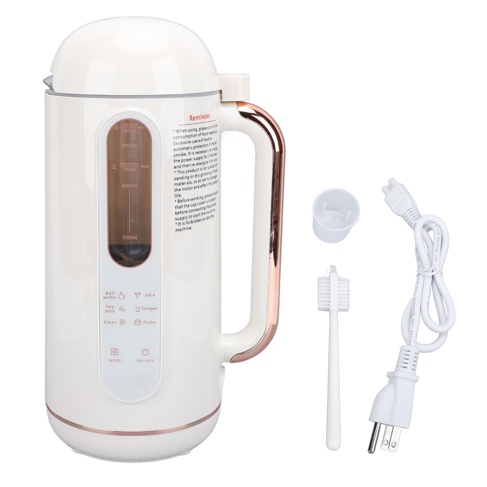 Children Cooking Food Processor Juicer Mini Juicer No Filter Portable Design Multifunctional 900ML Capacity US Plug 110V