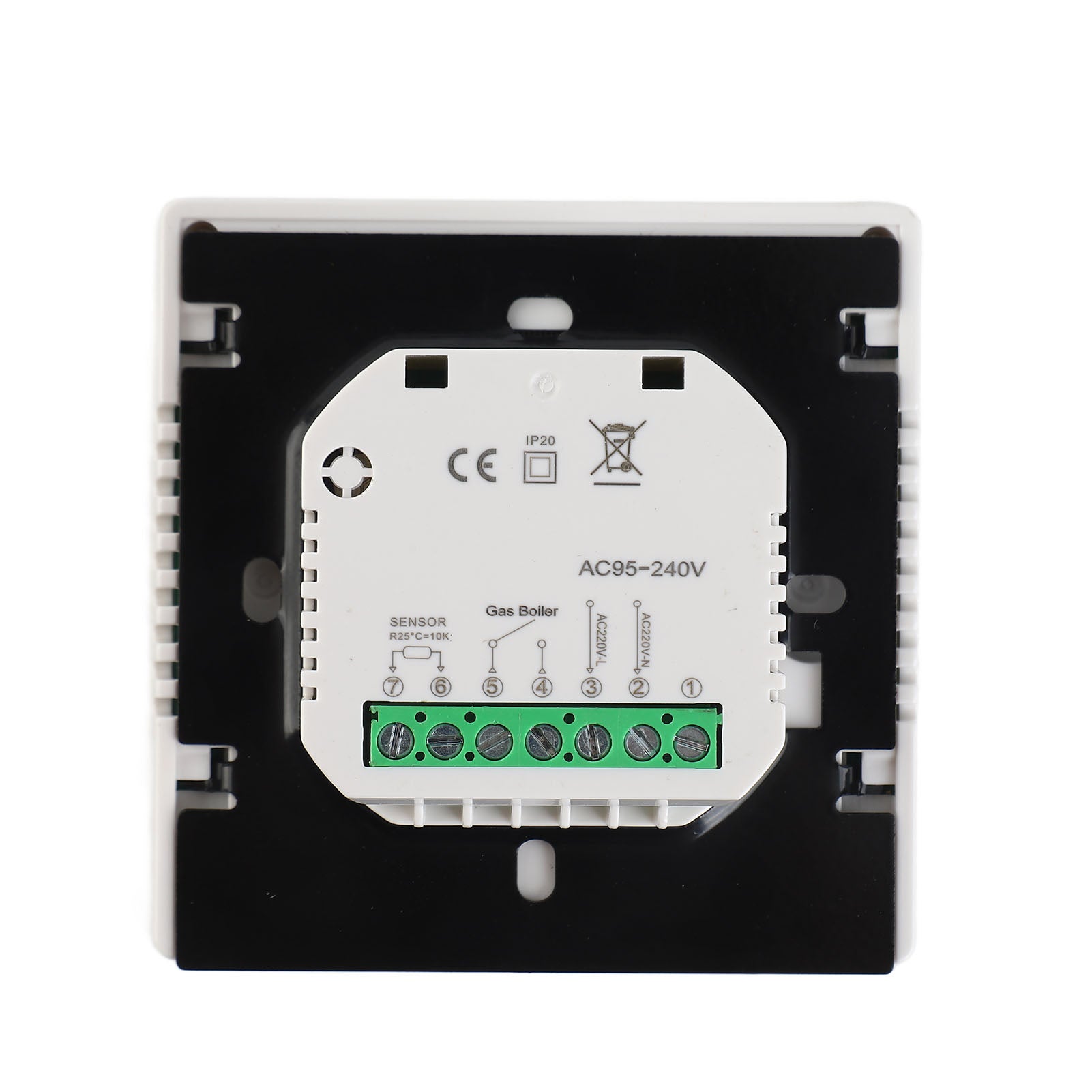 3A Gas Boiler Thermostat LCD Touchscreen Digital Smart Temperature Controller Week Programmable Energy Saving for Home School Office Hotel