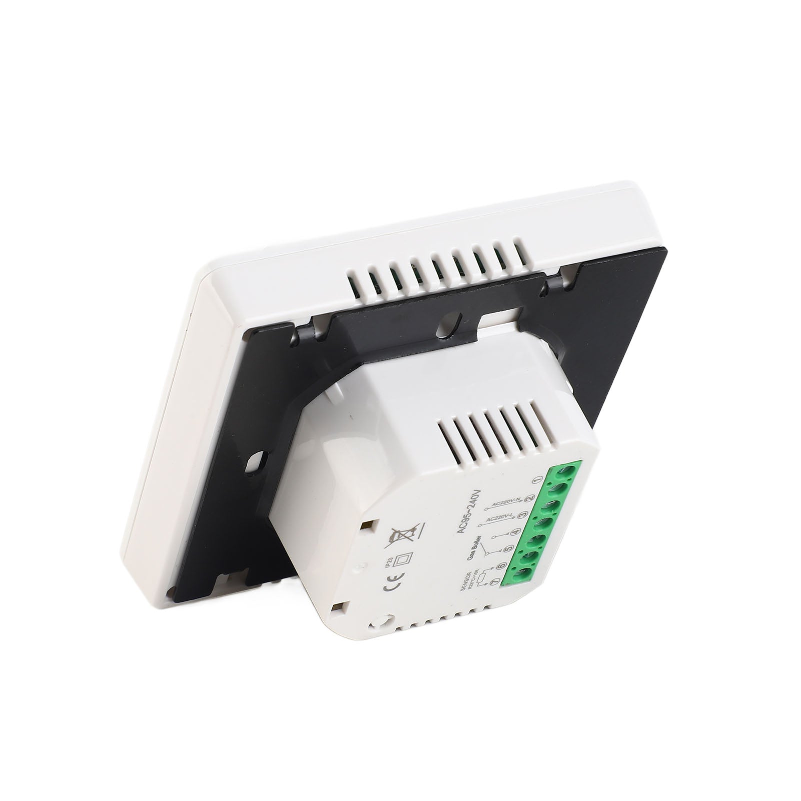 3A Gas Boiler Thermostat LCD Touchscreen Digital Smart Temperature Controller Week Programmable Energy Saving for Home School Office Hotel