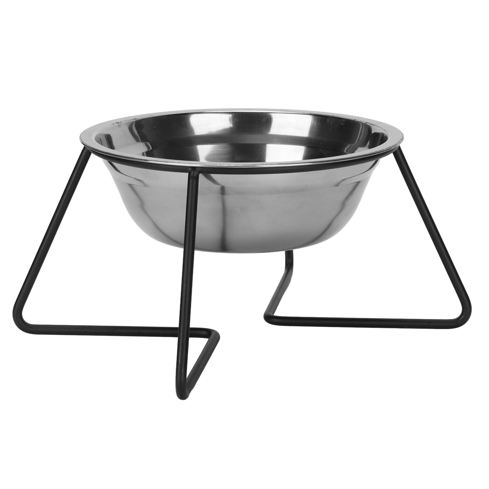 Stainless Steel Cat Food Bowl Raised Pet Dishes Bowl with Metal Stand for Water and Food Cats and Small Dogs