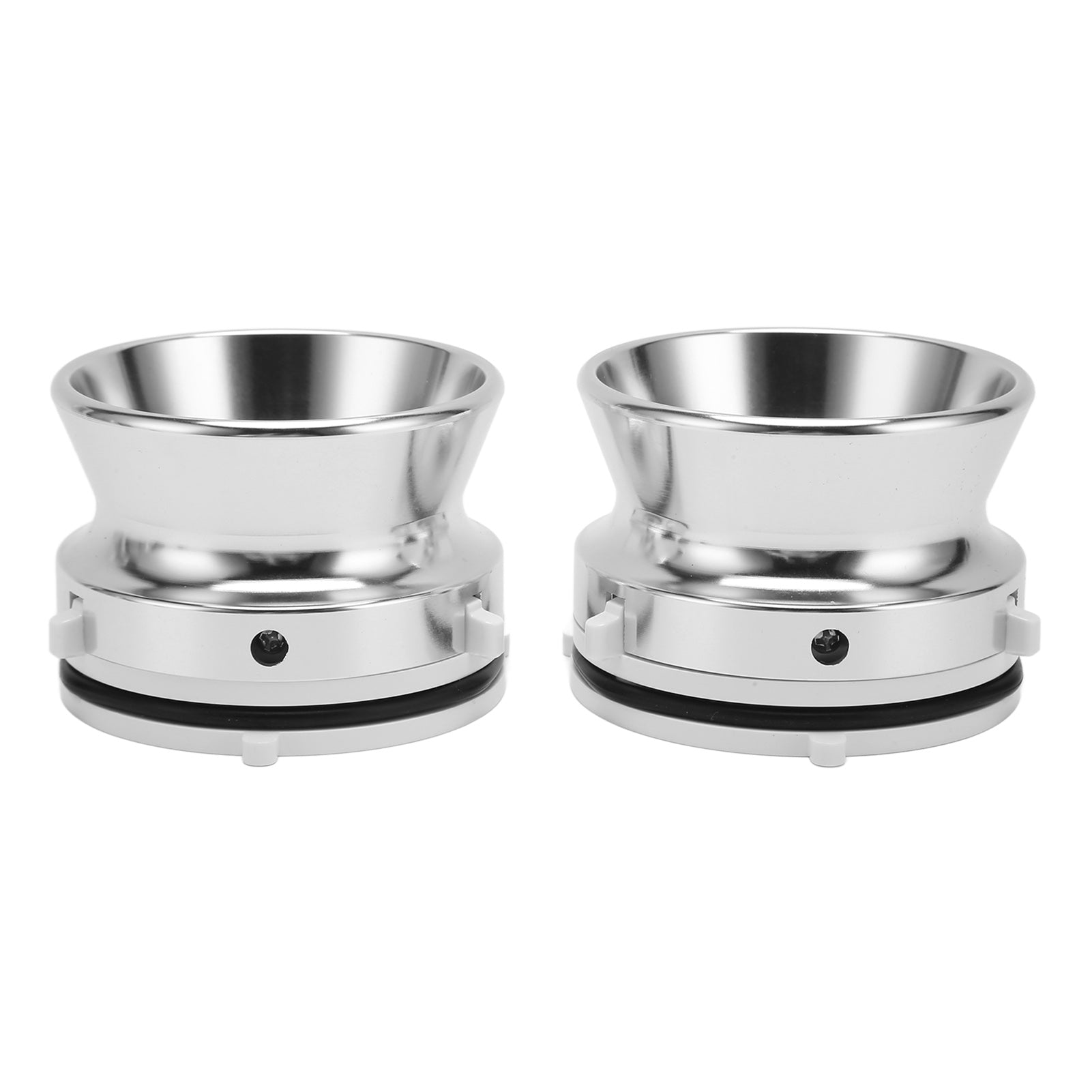 1 Pair 10in NAB Hub Adapter Aluminium Alloy Opener Universal Loading Device for Studer ReVox for Akai for Teac Silver White