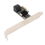 PCIE to SATA 3.0 Expansion Card 2 Port PCI Express 1X 4X 8X 16X Slot SATA Hard Drive Adapter Controller Expansion Board