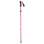 Collapsible Lightweight Aluminum Pole Hiking Stick Cane for Trekking Mountaineering FoldableShort(for Woman)‑Red