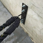 Wall Mount Hook Pad Eye Plate Metal Wall Mount Ring Hook for Training Rope Swing Yoga Gym Rope