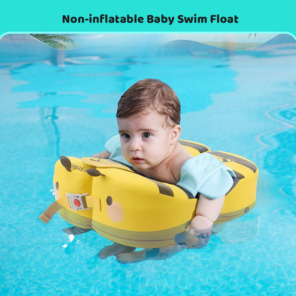 Mambobaby Baby Swim Float Non-inflatable Waterproof Baby Swimming Float Ring Kids Swim Trainer for 3-72 Months Baby Boys Girls Infant Pool Float