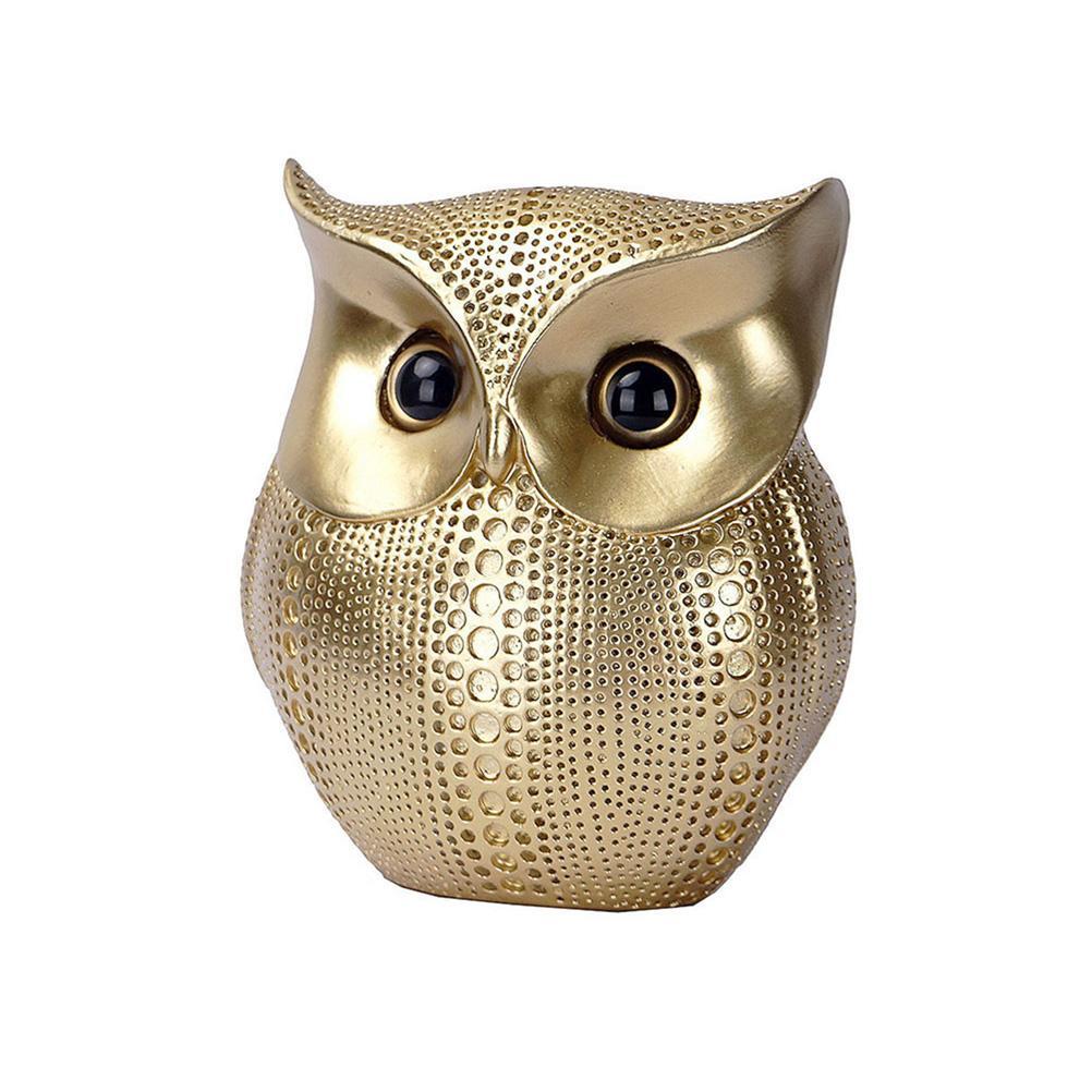 Owl Resin Piggy Bank Cute Piggy Bank for Boys and Girls Design Piggy Bank for Children Room Decoration for Boys Girls