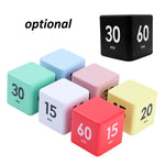 Cube Timers Time Management and Countdown Settings with Gravity Sensor Flip Timer 2.6 Inch Kids Timer 15-20-30-60 Minutes for Studying Cooking Reading Exercise