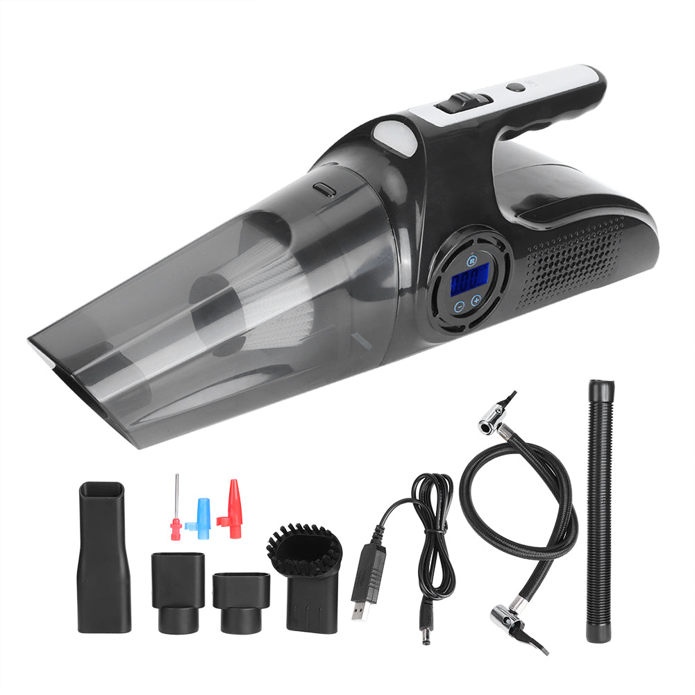 Multifunction 120W 4&#8209;In&#8209;1 USB Rechargeable Cordless Vacuum Cleaner with Light for Home Car Use