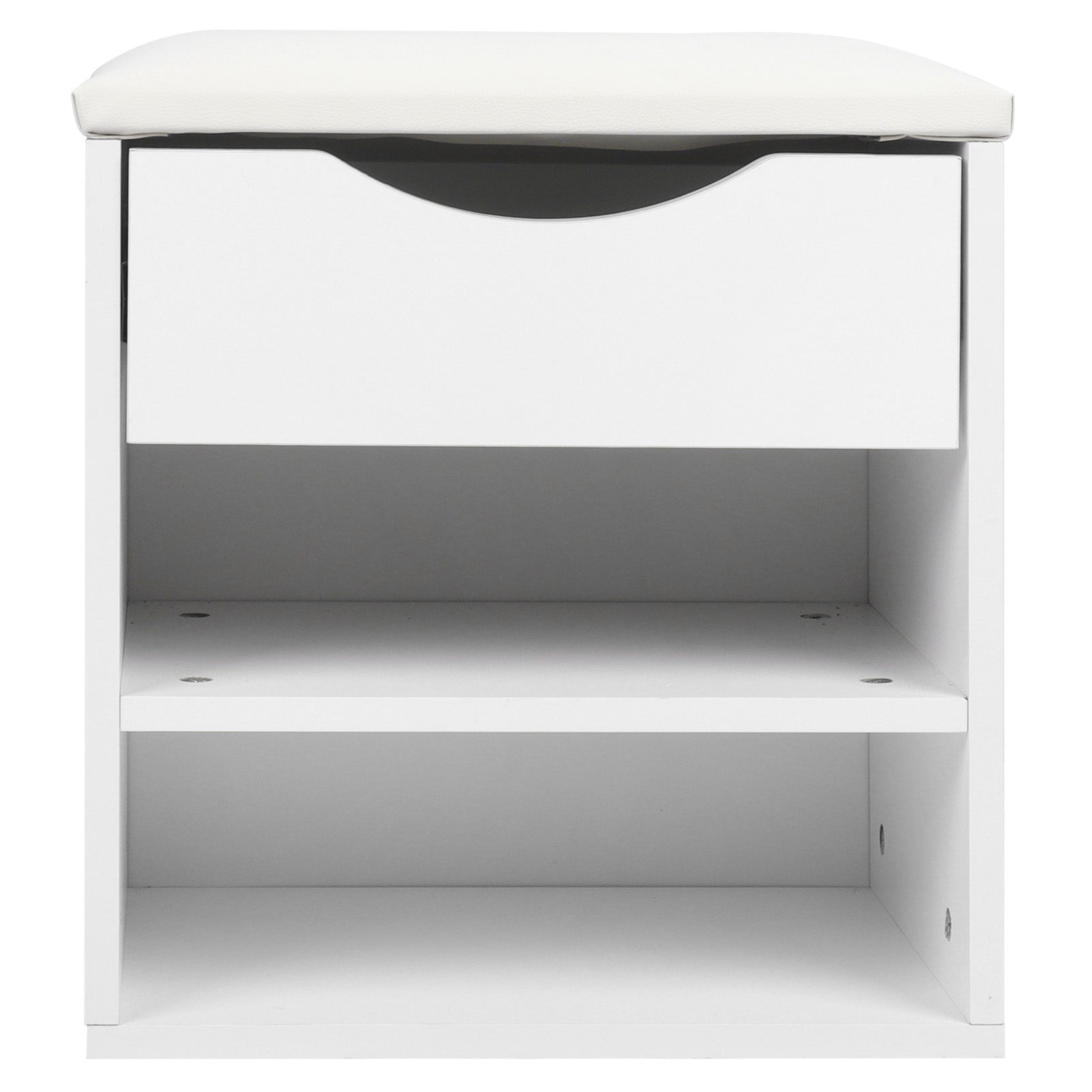 Shoe Rack Bench Stool 3 Tier Shoe Storage Shelf Organizer for Home Living Room Hallway