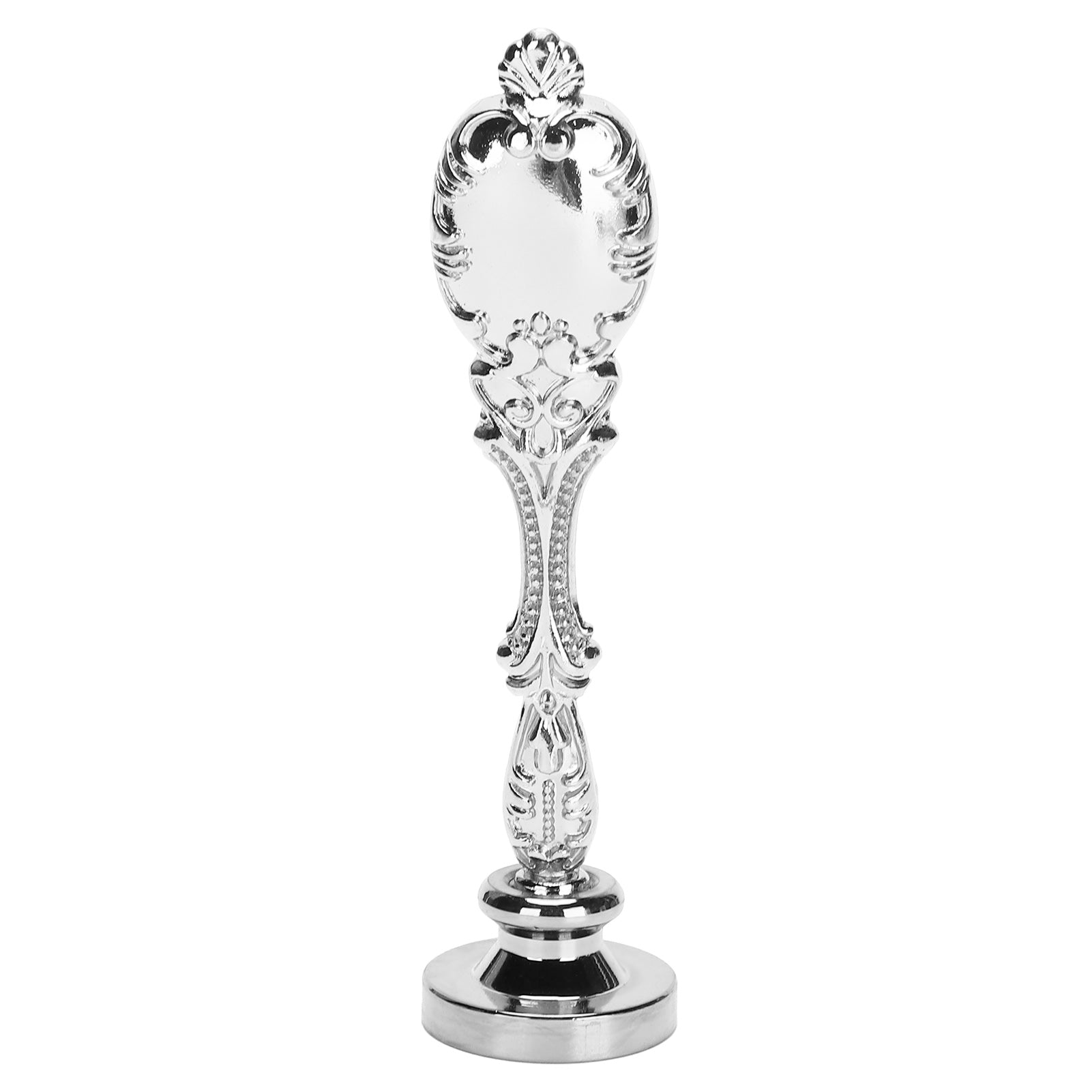 Wax Seal Metal Handle Retro Wax Stamp Handle for Envelope Decoration Sealing AccessoriesSilver