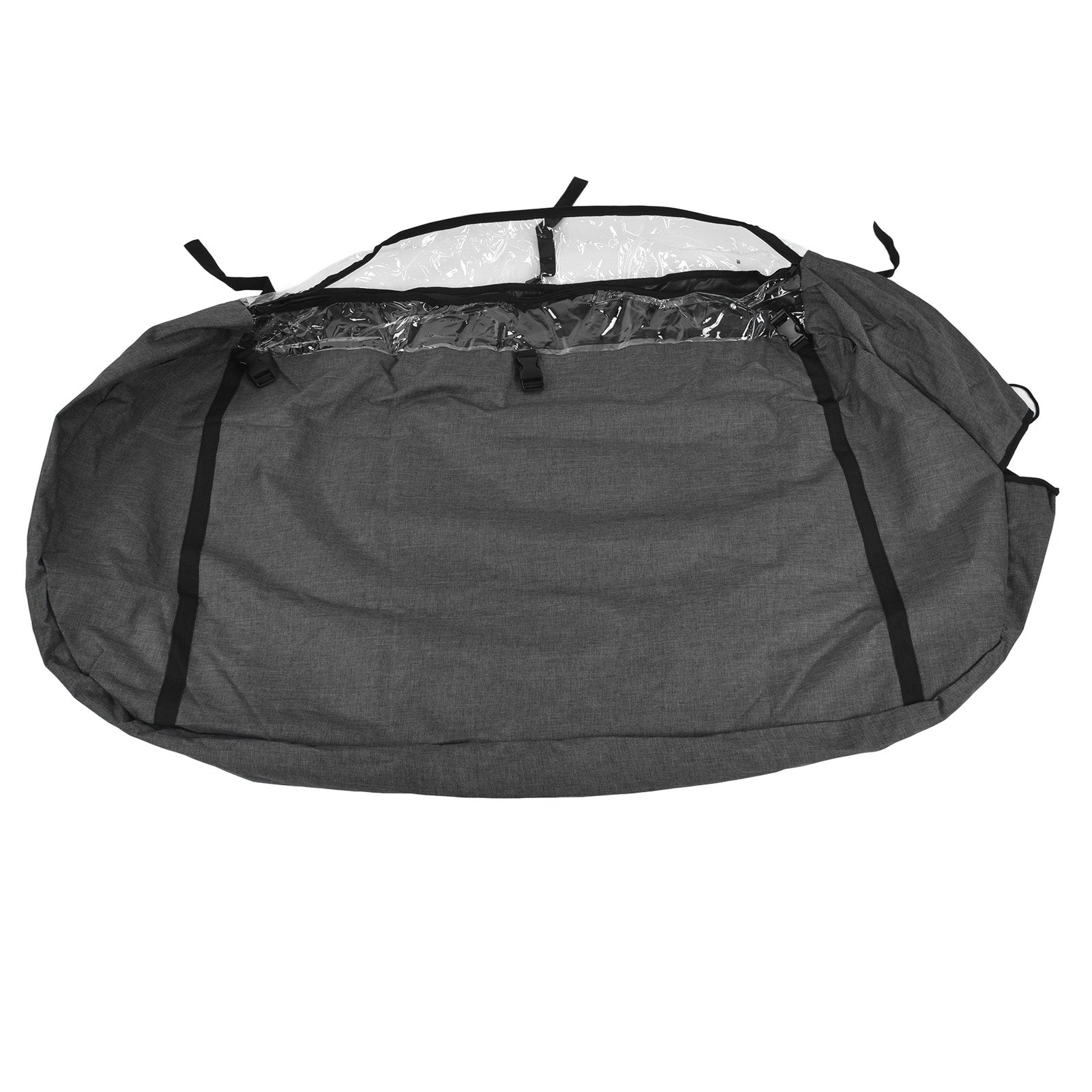 Hanging Garment Bag Dust Proof 600D Oxford Cloth Clear Zipper Clothes Storage Cover for Closet Travel