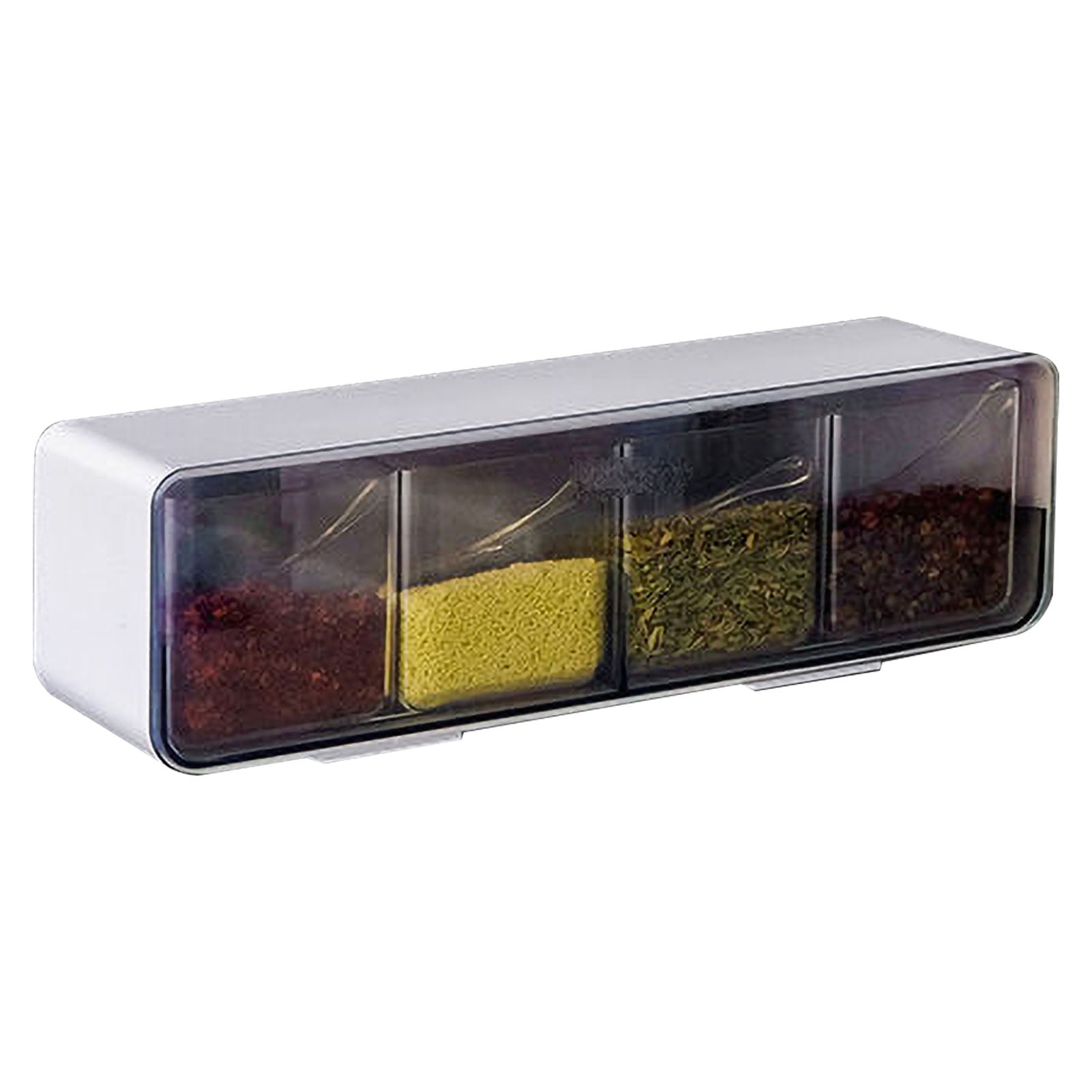 Wall Mounted Seasoning Box 400ml Large Capacity Condiment Storage Container for Kitchen Restaurant2nd Generation Advanced Transparent Wall Mounted