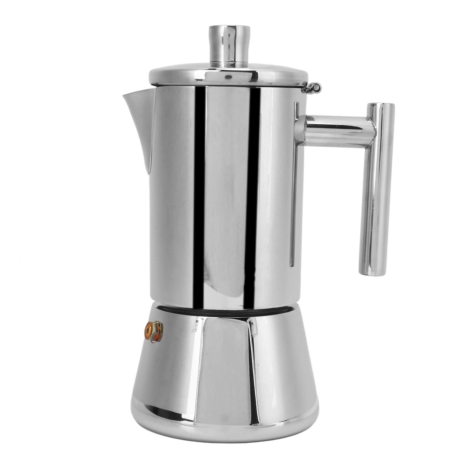 Coffee Making Pot Stainless Steel Coffee Polished Stovetop Kettle Kitchen Tool for Induction Cooker 300ml for 6 Cups