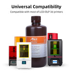 General-Purpose Rapid Resin 405nm Standard Photopolymer Curing Resin Low Odor Non-Toxic 500ml for DLP/LCD Light Curing 3D Printer