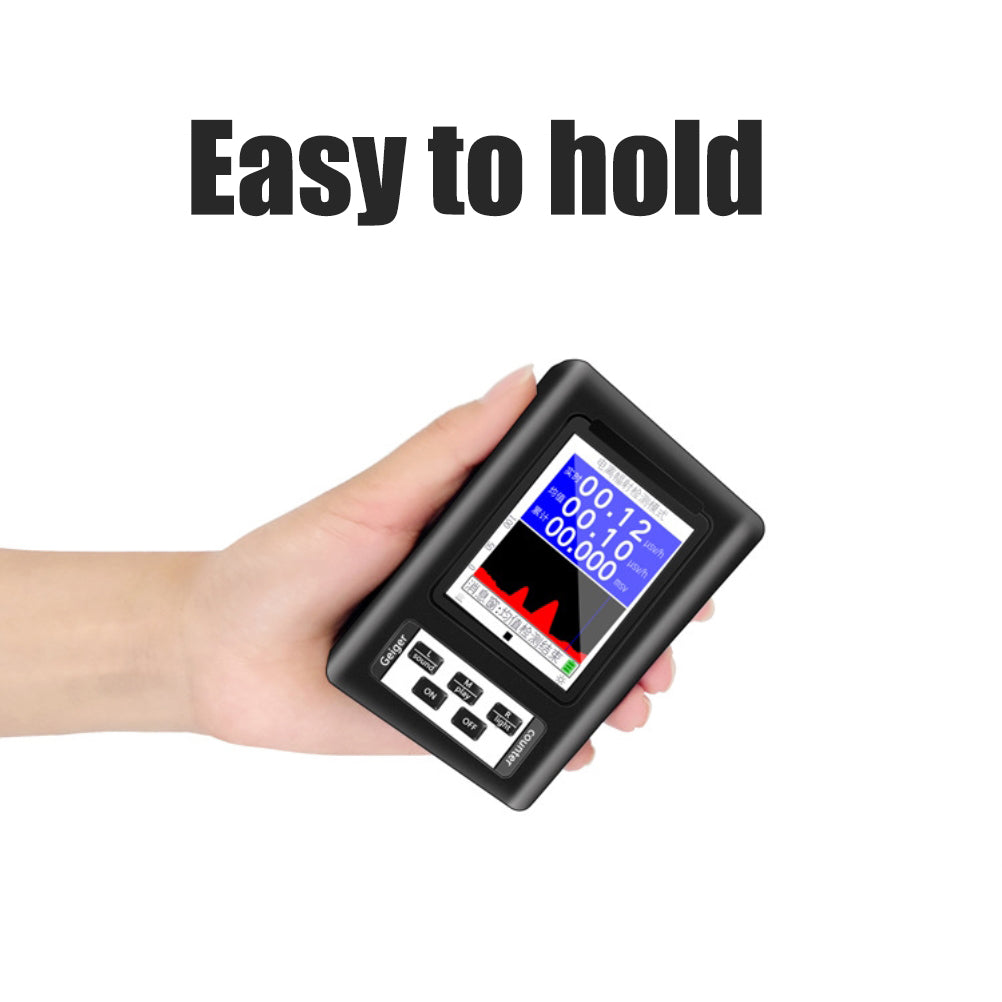 Portable Geiger Counter Core Radiation Detector β Gamma X-Ray Tester Multifunction Radioactive Detector