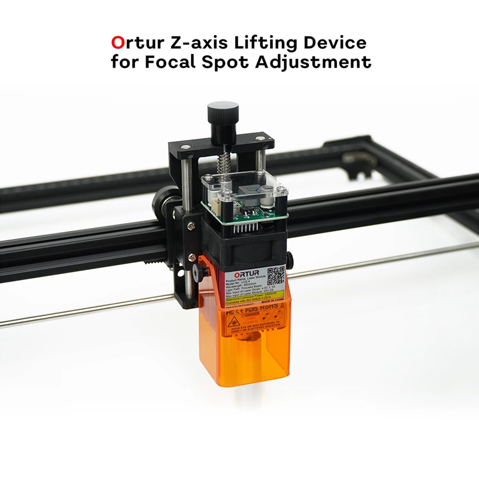 Head Focusing Controller Laser Head Lifting Device for ORTUR Laser Master 2 Pro Laser Add-on Parts Accessory for Ortur 3D Printer DIY Z Axis