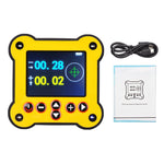 Dual Axis Digital Protractor Inclinometer Magnetic 0.02° Accuracy Angle Finder Level Box with Output Control Interface Electrical Levelling Instrument for Woodworking Machinery Construction