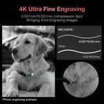 MR. CARVE M1 Pro Laser Engraver Desktop Marking Engraving Carving Marker Machine with RT5 Rotary Roller & RF2 Ring Fixture Wireless APP Control High Speed for All-Metals Jewelry Plastics Suitable for Home DIY Logo Printer Industrial Batch Production