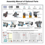 Head Focusing Controller Laser Head Lifting Device for ORTUR Laser Master 2 Pro Laser Add-on Parts Accessory for Ortur 3D Printer DIY Z Axis