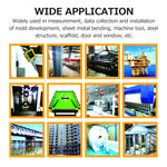 Dual Axis Digital Protractor Inclinometer Magnetic 0.02° Accuracy Angle Finder Level Box with Output Control Interface Electrical Levelling Instrument for Woodworking Machinery Construction