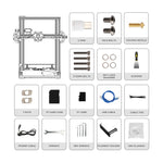 [通拓商品] TEVOUP TARANTULA PRO 3D Printer 235x235x250mm Build Volume with Lattice Glass Platform AC Fast Heating Bed RGB Screen Ultra-Silent Driver DIY Titan Extruder Volcano Nozzle Support Resume Print Support PLA/WOOD/HIPS