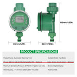 Digital Automatic Watering Timer Programmed Garden Irrigation Timer Battery Operated Intelligent Water Irrigation Controller for Lawn Farmland Courtyard Greenhouse