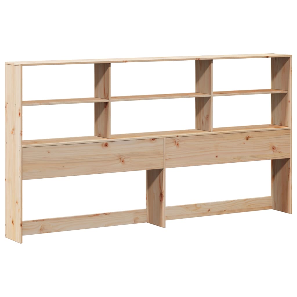 vidaXL Bookcase Bed without Mattress 200x200 cm Solid Wood