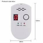 BRJ-502D Plug-in Digital Natural Gas Detector High Sensitive Home Gas Alarm Combustible Gas Leak Monitor for Home Kitchen