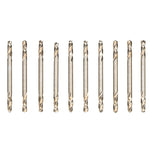 10pcs 1/8" HSS-Co Drills Double Ended Cobalt M35 Drill Bits Set
