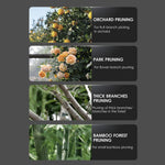 Geevorks  21V Brushless Cordless Electric Pruning Shears Rechargeable 10Ah Lithium Battery Powered Tree Branch Pruner Garden Clippers 30mm Cutting Diameter with Replacement Blade 2000mAh