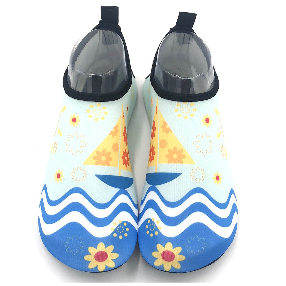 Beach Diving Shoes Wading Shoes Anti slip AAnti scratch Children Barefoot Care Wave 24-25