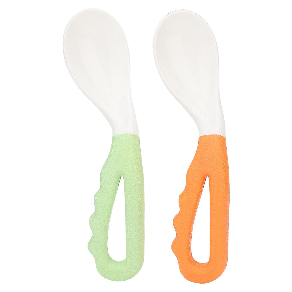 Baby Infant Eating Training Feeding PP Spoon Toddler Food Tableware