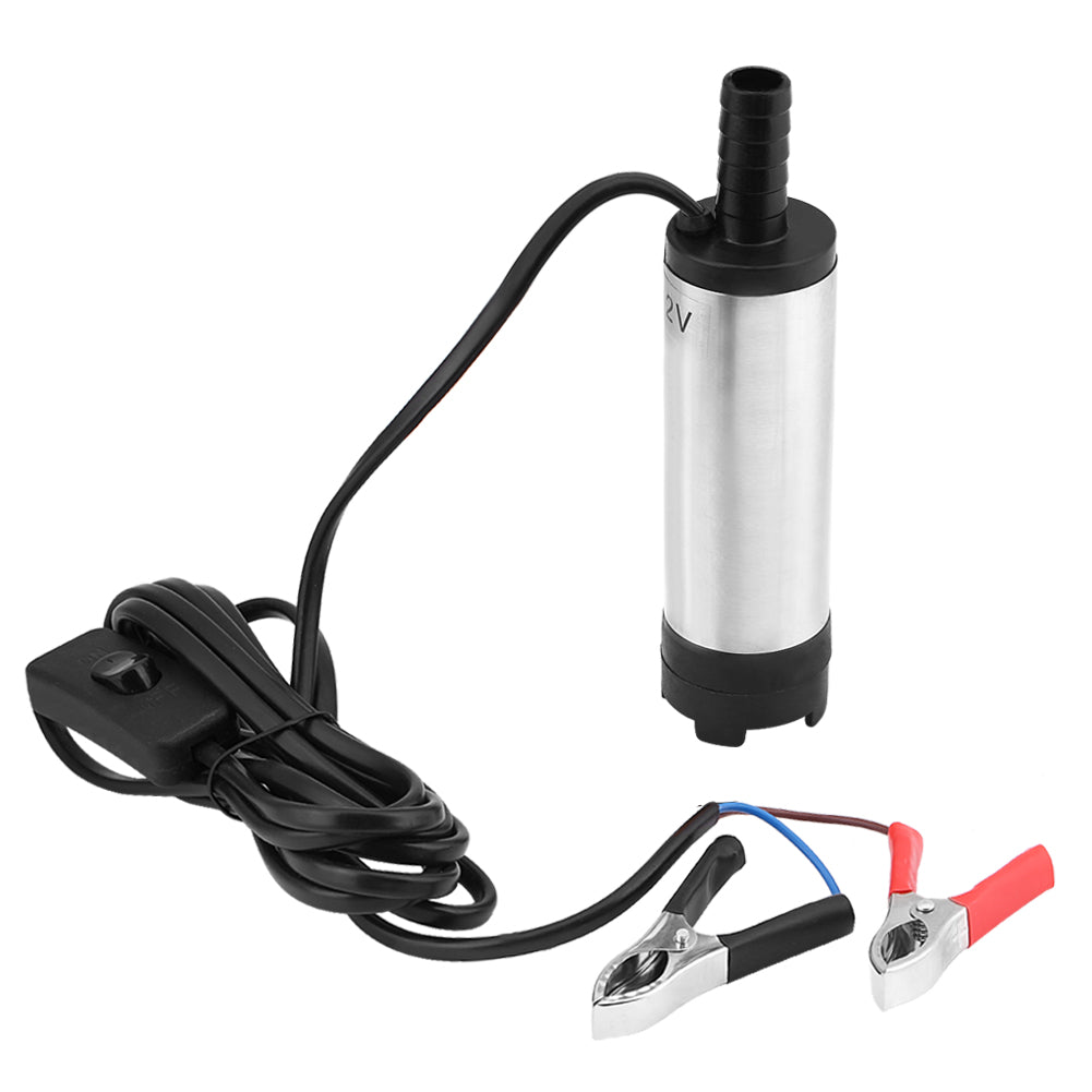 DC 12V 38mm Detachable Submersible Diesel Fuel Water Oil Electric Transfer Pump Camping Fishing