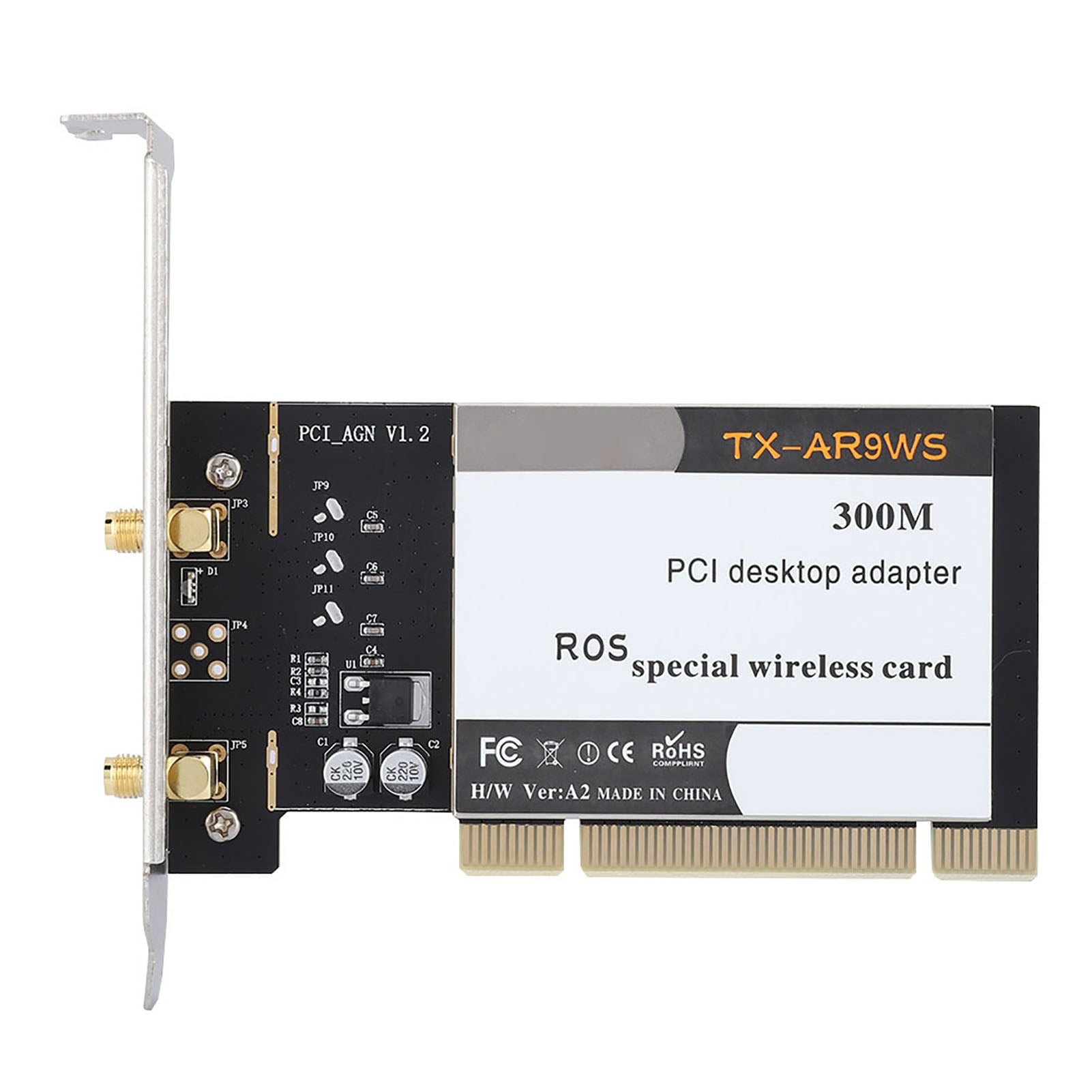 AR9220 300M PCI Desktop PC Dual Band 2.4/5GHz Wireless Network Card
