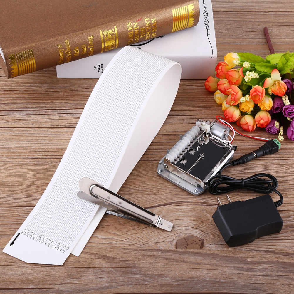 1 Set of Electric Motor 30 Note Music Box Movement Puncher  3pcs Tapes