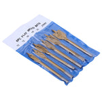6pcs High carbon Steel Spade Paddle Bits WoodWorking Flat Drilling Boring Tools 10-25MM