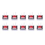 10pcs/pack 600 : 600 Ohm 1:1 EI14 Isolation Transformer Audio Transformers