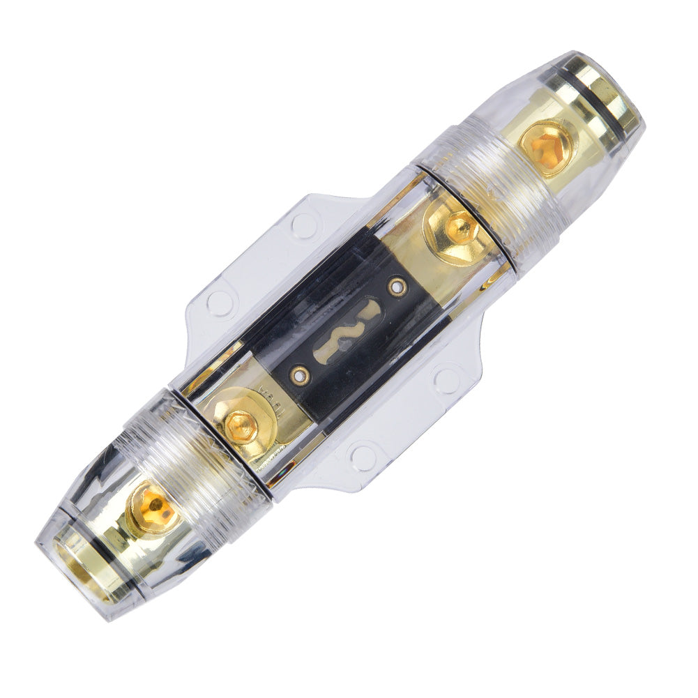 1 In 1 Out Fuse Distribution Block 100A Car Audio Amplifier Fuse Holder 0Ga-4Ga