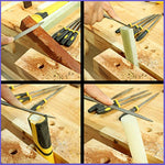 18pcs Multifunctional File Set High Carbon Steel Hand Tool for Woodwork Metal Glass Ceramic