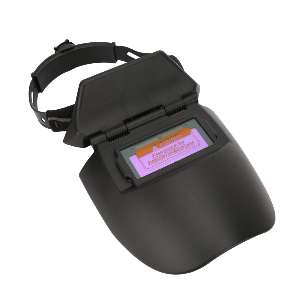 Solar Auto Darkening Photoelectric Welding Mask Welder Face Shield Half Helmet (Black)