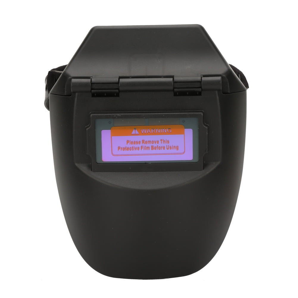 Solar Auto Darkening Photoelectric Welding Mask Welder Face Shield Half Helmet (Black)