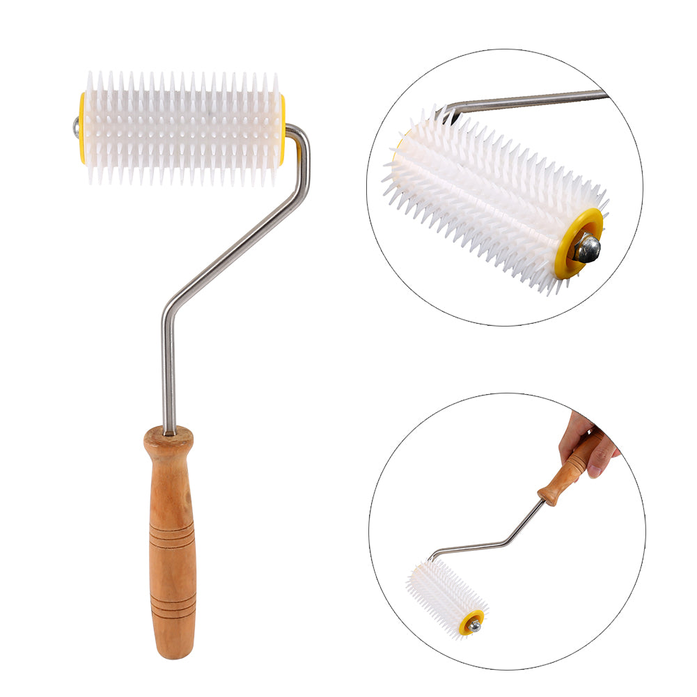Beekeeping Bee Comb,Plastic Uncapping Needle Roller Extracting Bee Honey Equipment Perfect