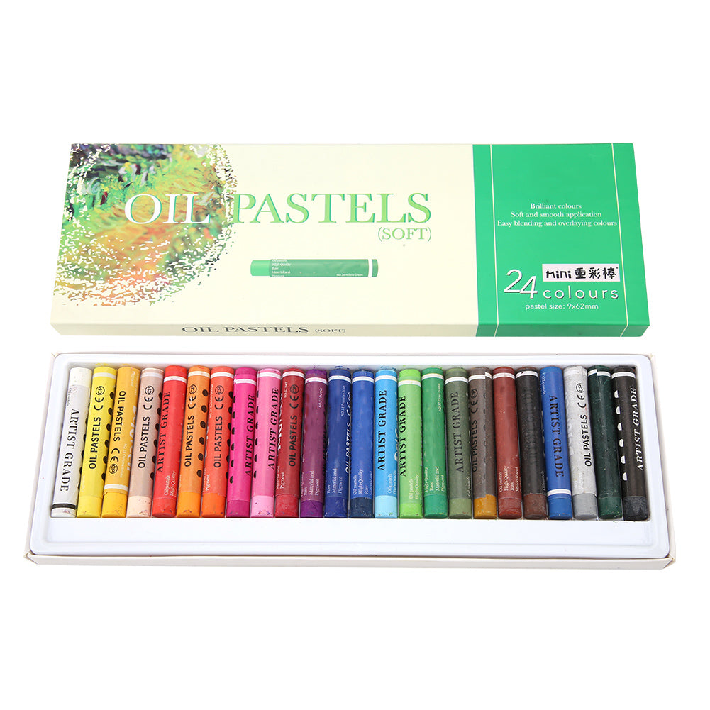 24pcs Graffiti Art School Stationery 24 Color Soft Pastel Pen Set for Painting