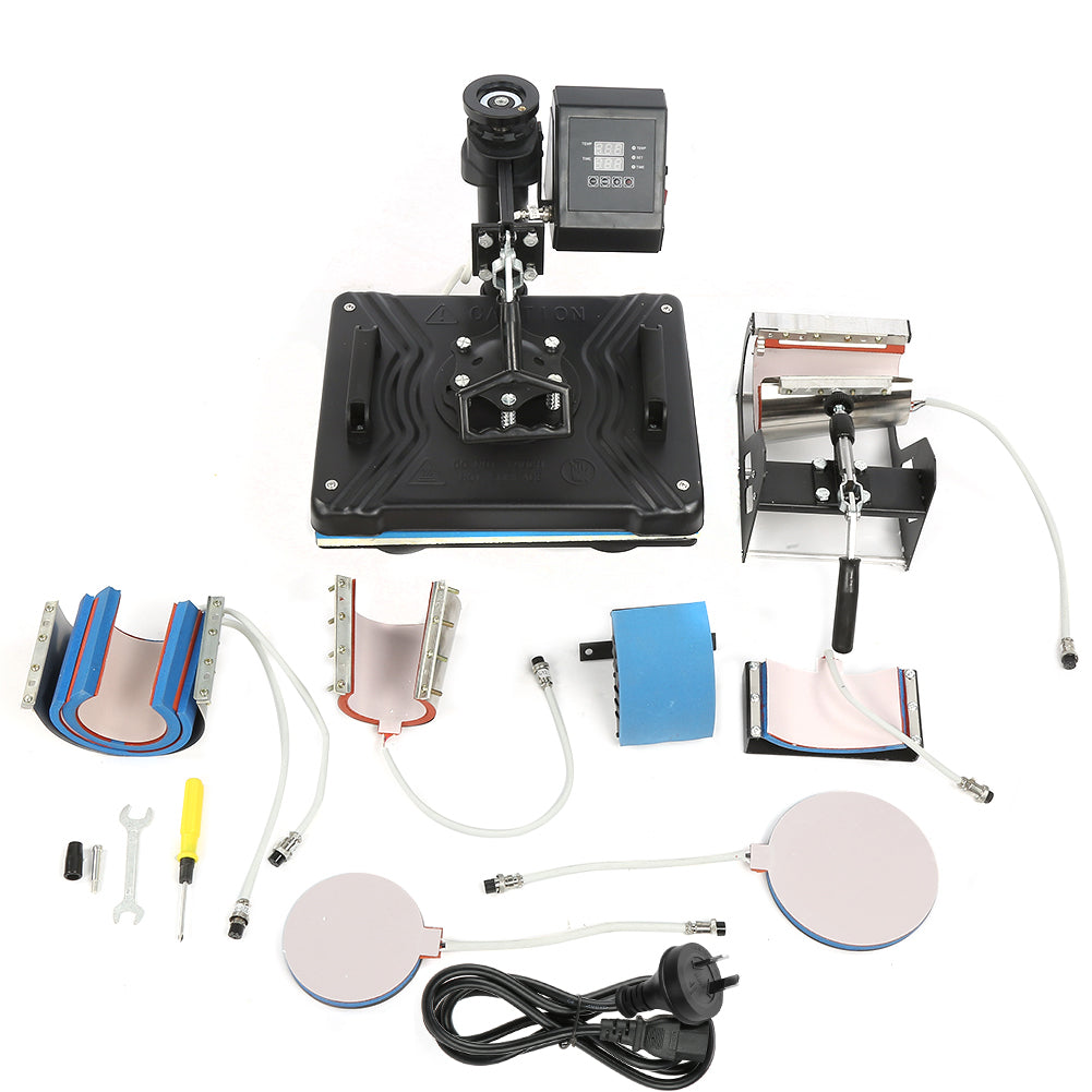 8 in 1 Combo Heat Press Machine Pen Press Transfer Machine for Cup Hat