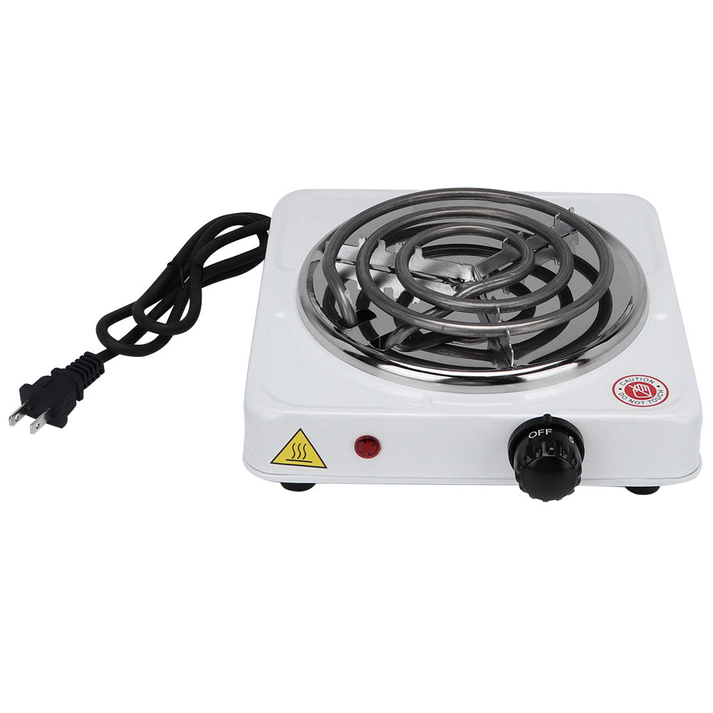 1000W Household Mini Portable Electric Stove Heater Heating Plate White